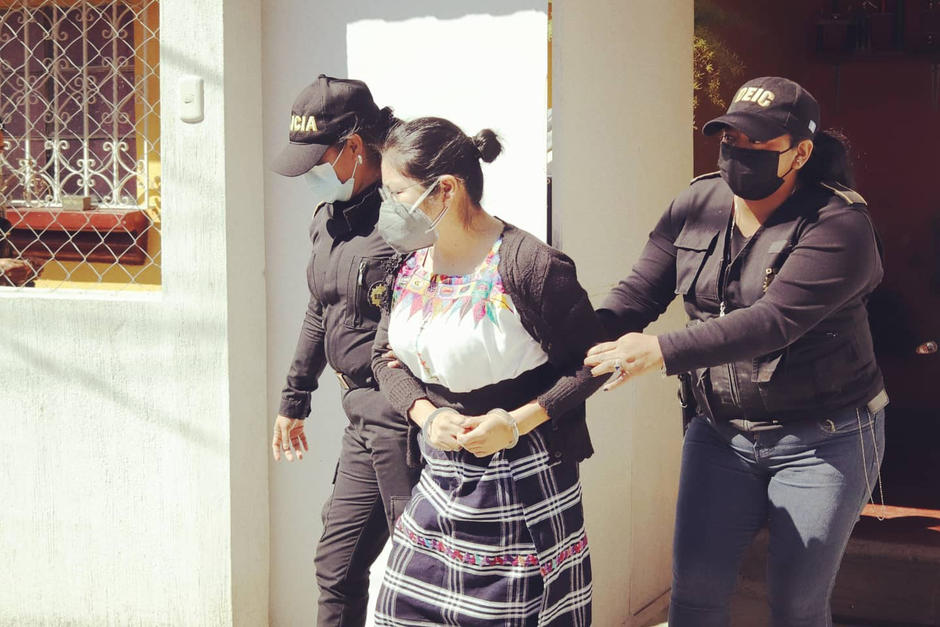 Nanci Chiriz Sinto fue arrestada este miércoles 24 de noviembre. (Foto: PNC)