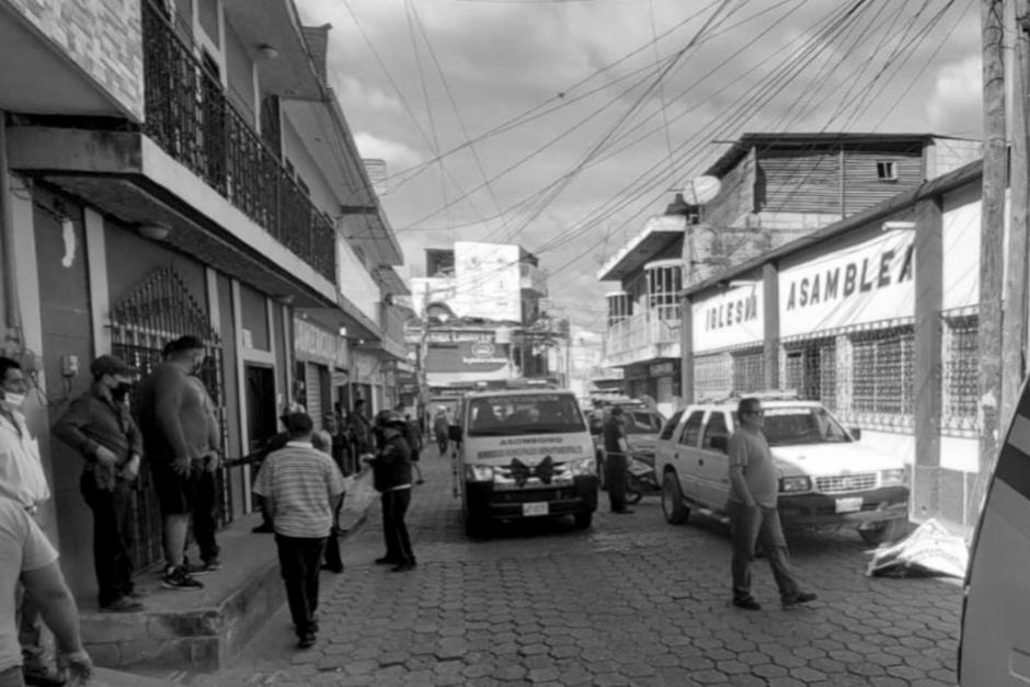 El ataque armado ocurri&oacute; en Sanarate, El Progreso. (Foto: Bomberos Municipales Departamentales)&nbsp;
