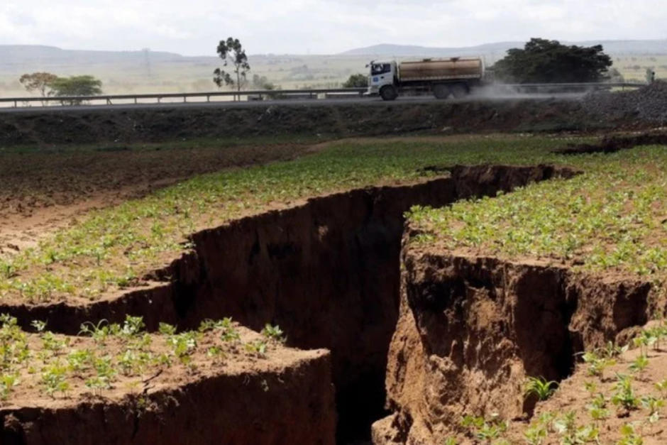 La grieta se extiende a miles de kilómetros y se cree que formaría un océano. (Foto: Oficial)
