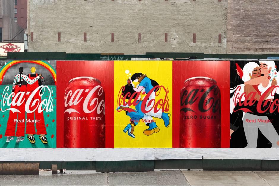 La marca revela “el Abrazo", una nueva perspectiva del icónico logotipo de Coca-Cola. (Fotografía cortesía: Coca-Cola)