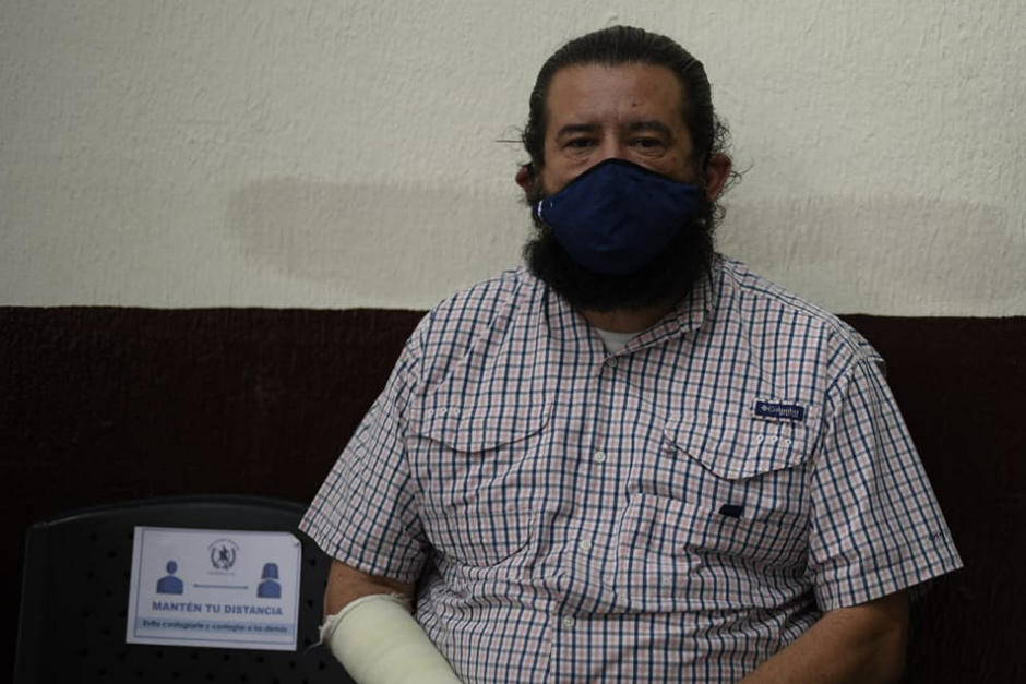 Otto G&oacute;mez fue capturado el 28 de septiembre. El MP lo acusa de seis delitos. (Foto: Wilder L&oacute;pez/Soy502)&nbsp;