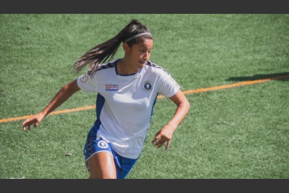 La guatemalteca es jugadora del Zaragoza desde agosto de este a&ntilde;o. (Foto: captura pantalla)&nbsp;