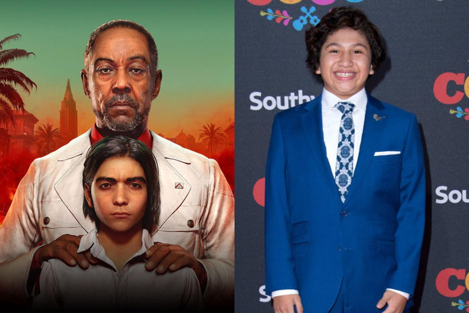 El guatemalteco es la voz del peque&ntilde;o Diego Castillo en el videojuego. (Fotos: Far Cry 6 y AFP)&nbsp;