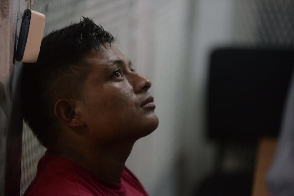 El detenido acusado de derribar estatua de José María Reina Barrios es originario de Huehuetenango. (Foto: Wilder López/Soy502)