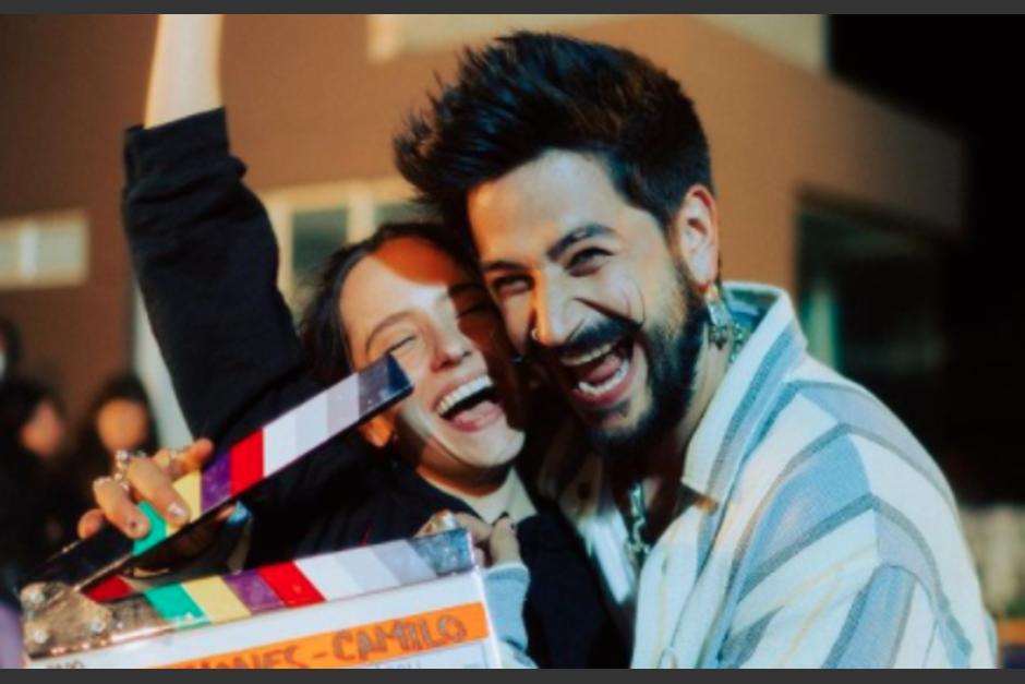 Evaluna y Camilo dieron la noticia de que se convertirán en padres por medio del video de su canción índigo. (Foto: Instagram)