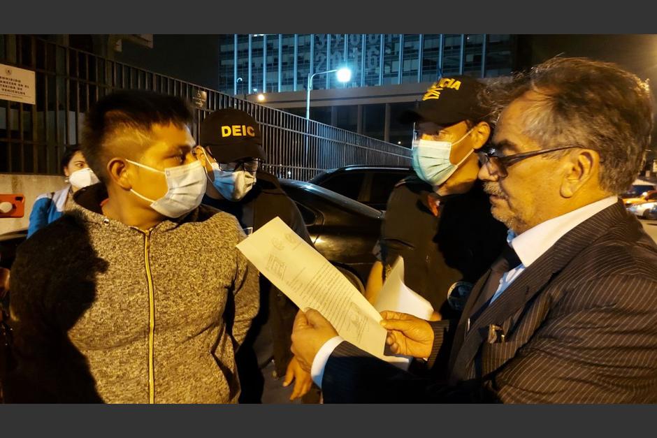 Rudy Am&iacute;lcar L&oacute;pez fue recapturado ahora por los da&ntilde;os al monumento a Crist&oacute;bal Col&oacute;n. (Foto:Prensa Comunitaria)