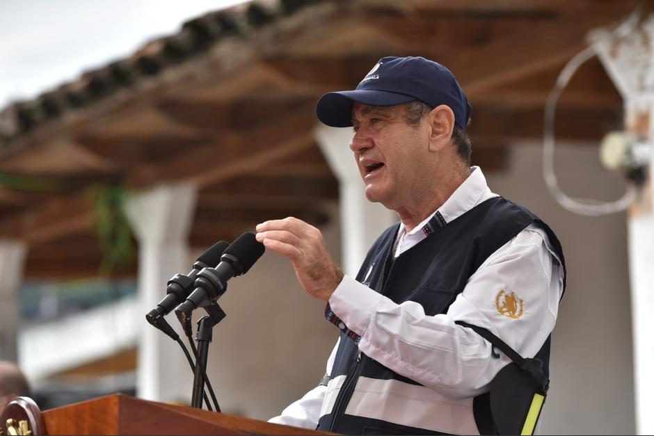 El mandatario participó en un evento público en Huehuetenango. (Foto: SCSPR)&nbsp;