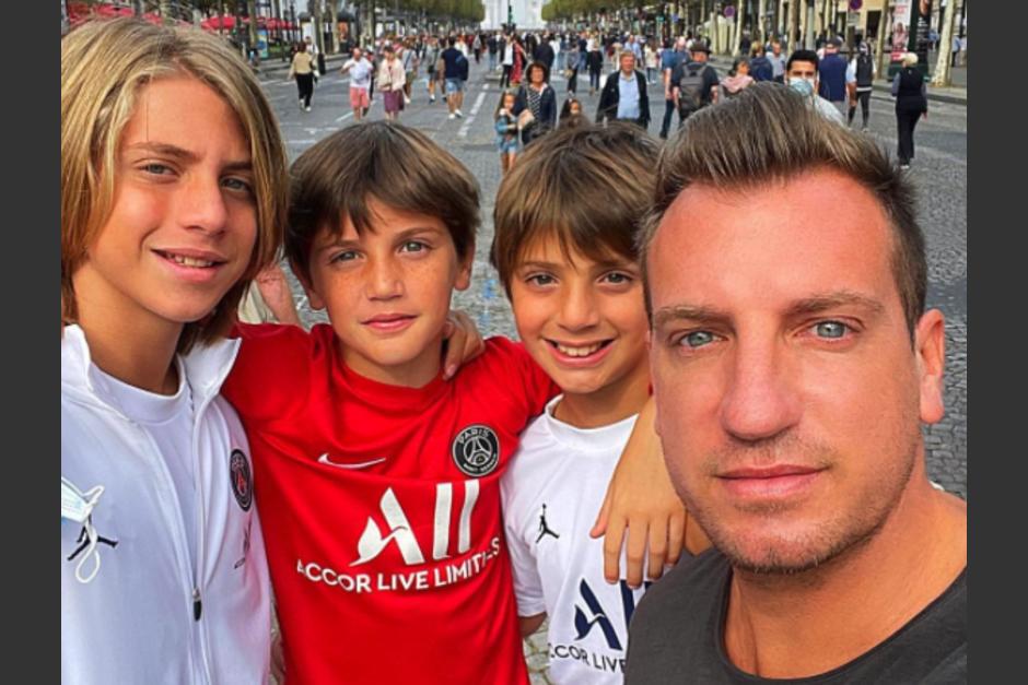 Maxi López se reunió con sus hijos el fin de semana, en medio del escándalo amoroso entre Mauro Icardi y Wanda Nara. (Foto: Instagram/Maxi López)