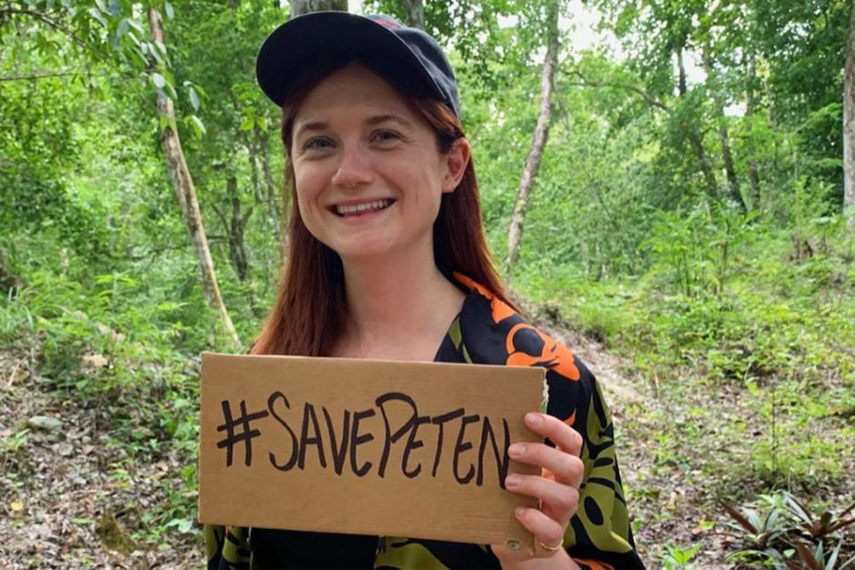 Bonnie Wright es parte de los esfuerzos para salvar la biosfera maya. (Foto: Oficial)