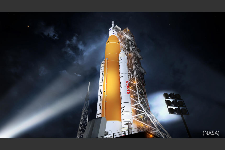La NASA anunció que buscará lanzar en febrero su misión no tripulada Artemis 1, la primera etapa del plan de Estados Unidos para volver a llevar humanos a la Luna. (Foto: NASA)