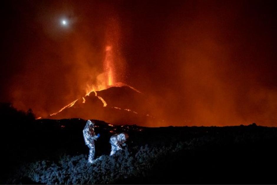 El volcán Cumbre Vieja ha estado en erupción desde el 19 de septiembre. (Foto: AFP)