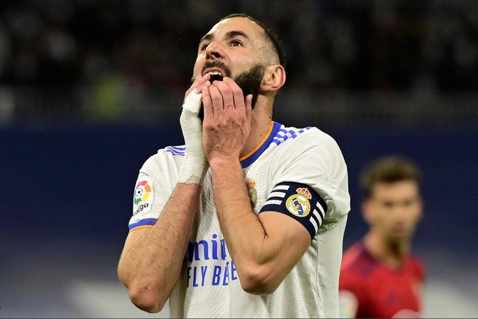 El Real Madrid no pudo anotar ante el Osasuna y perdi&oacute; la oportunidad de mantenerse cerca de la cima. (Foto: AFP)
