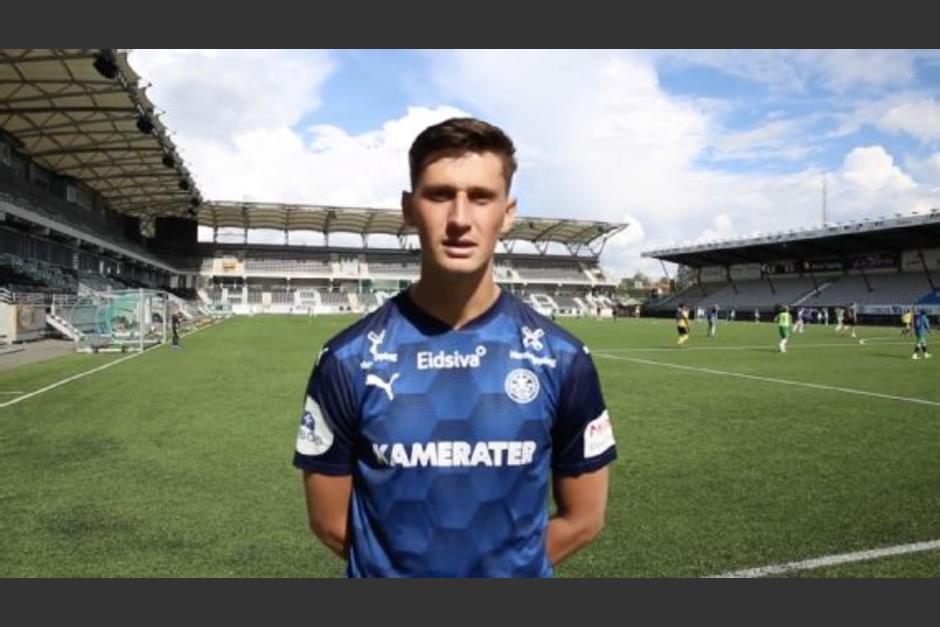 El portero guatemalteco, Nicholas Hagen, contin&uacute;a con buenas actuaciones con su equipo, el Hamkam. (Foto: Facebook Hamkam)