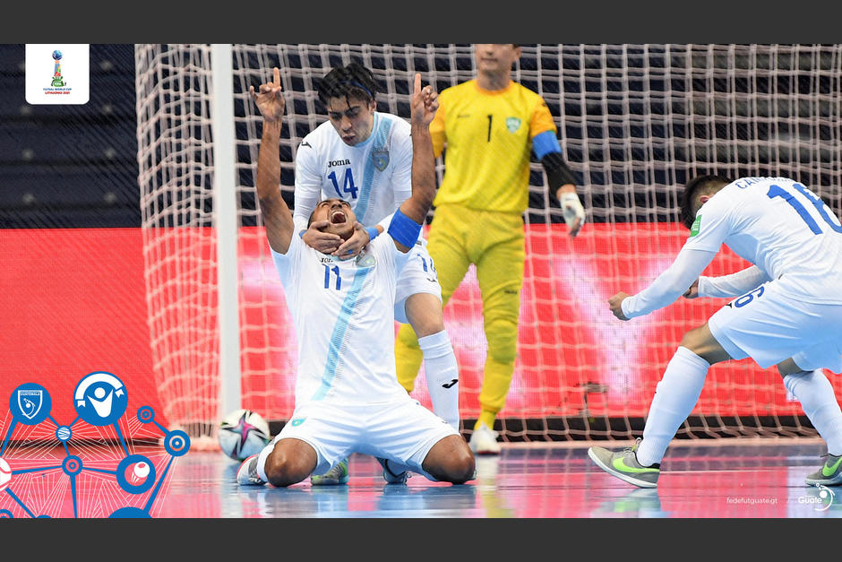 Guatemala debut&oacute; en el Mundial de Futsal de Lituania 2021 frente a Uzbekist&aacute;n. (Foto: FEDEFUT)