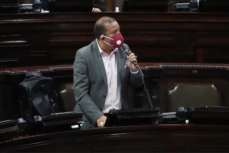 El diputado Aldo D&aacute;vila denunci&oacute; ante el MP al ministro de Cultura, Felipe Aguilar. (Foto: Archivo/Soy502)