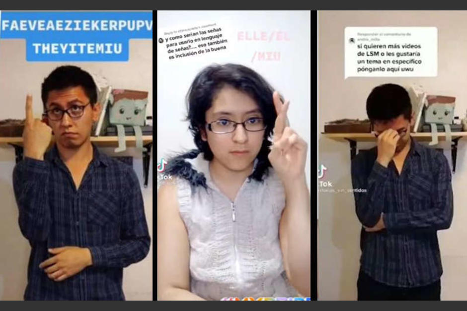 Critican a joven no binaria, por usar mal el lenguaje inclusivo en lengua de señas. (Foto: MSN)