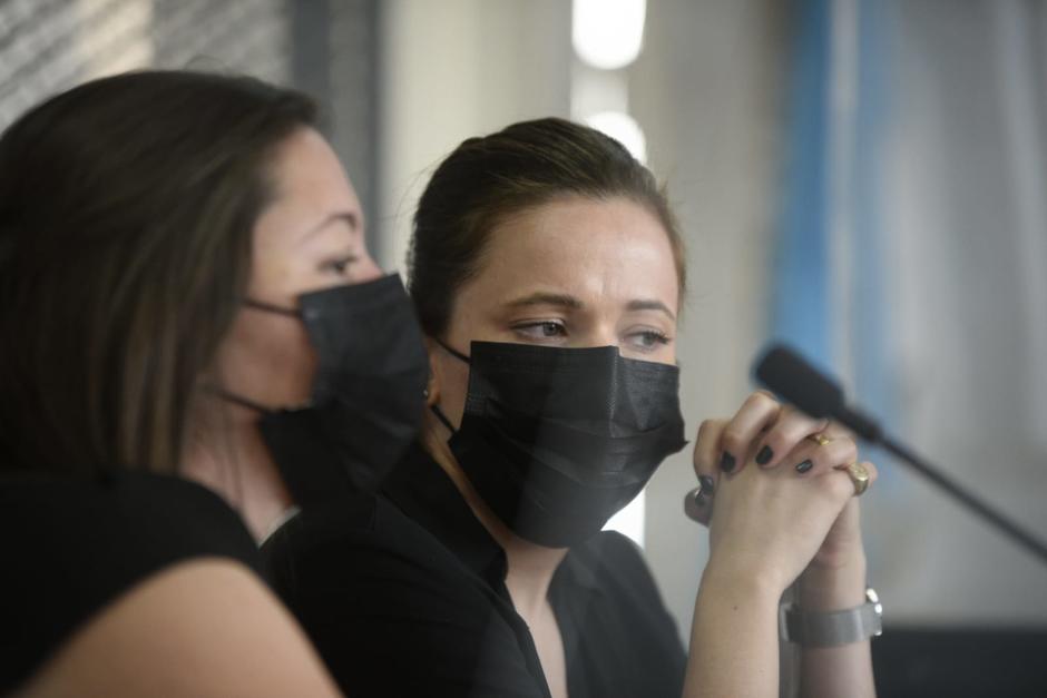 Daniela Beltranena se present&oacute; a tribunales el 22 de septiembre de 2021 para escuchar la sentencia del Juzgado de Extinci&oacute;n de Dominio. (Foto: Wilder L&oacute;pez/Soy502)&nbsp;