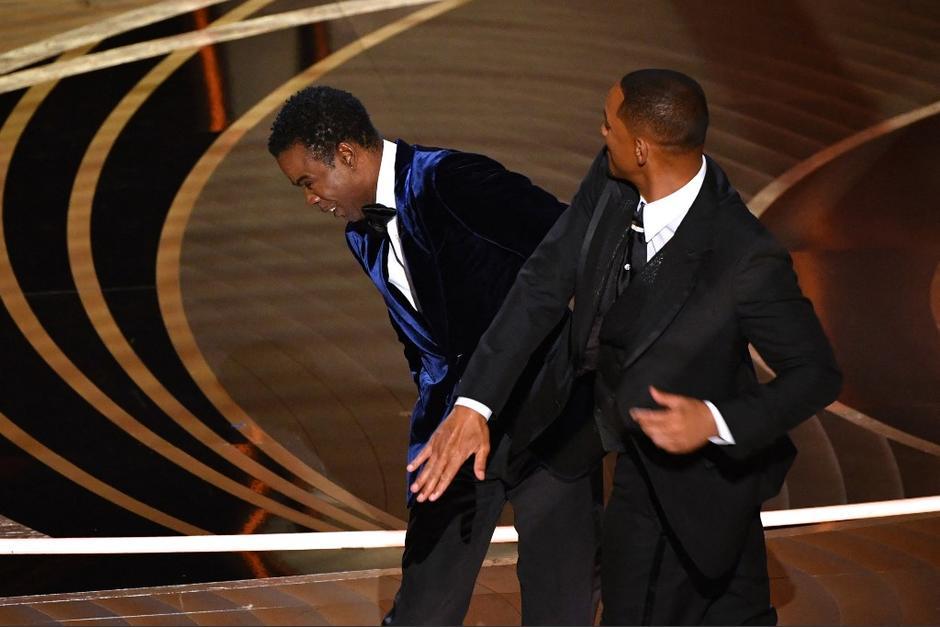 Will Smith abofeteó a Chris Rock durante los premios Oscar 2022. (Foto: AFP)&nbsp;