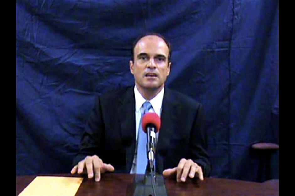 Rodrigo Rosenberg anunció su muerte en un video acusando a Alvaro Colom. (Foto: captura de pantalla)