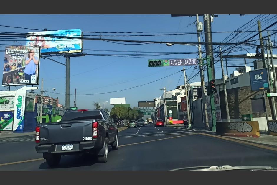 La falla el&eacute;ctrica afecta sem&aacute;foros en zonas 9&nbsp; y 10. (Foto: Wilder L&oacute;pez/Soy502)&nbsp;
