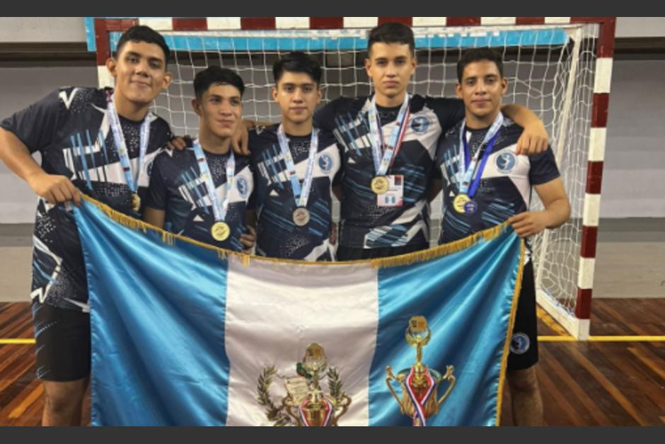 Seleccionados guatemaltecos triunfan en campeonato centroamericano de balonmano. (Foto: Liga Balonmano)&nbsp;