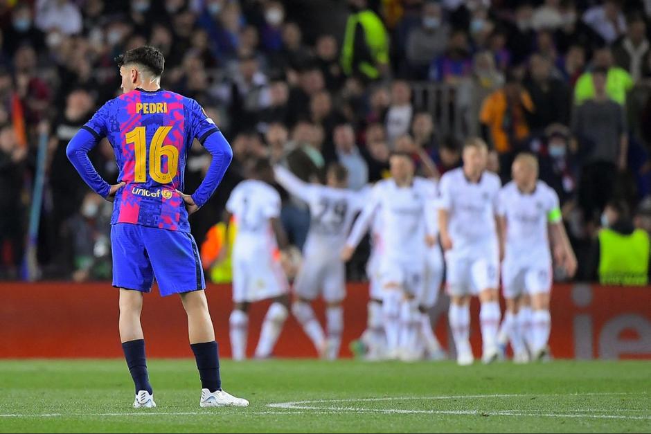 El Frankfurt eliminó al Barcelona de la Europa League. (Foto: AFP)&nbsp;