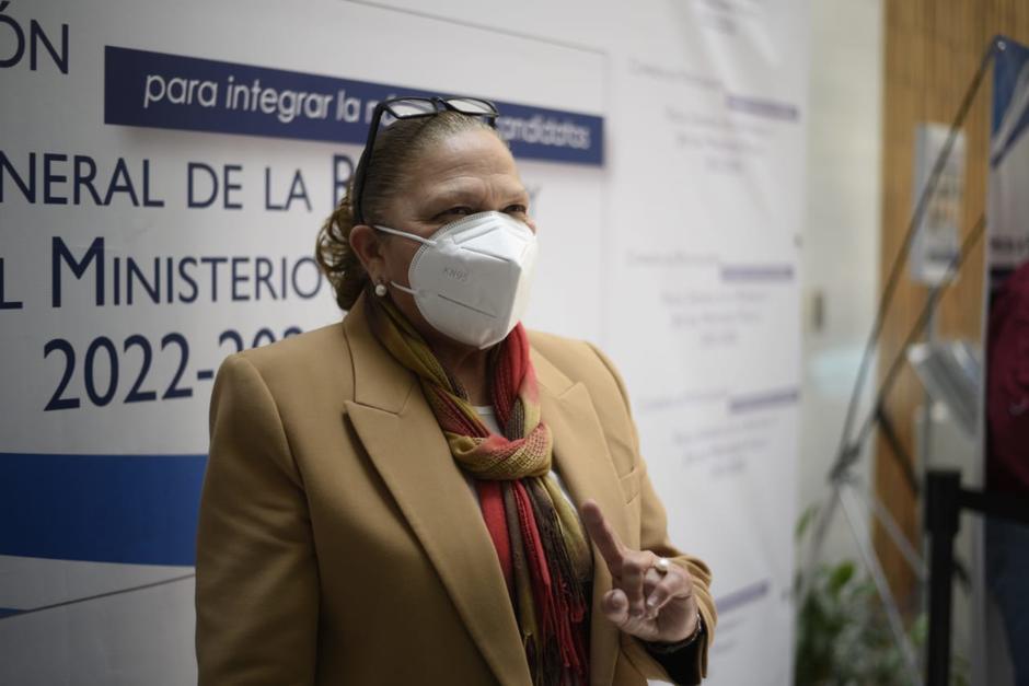 Consuelo Porras obtuvo la mejor calificaci&oacute;n otorgada por la Comisi&oacute;n de Postulaci&oacute;n para Fiscal General. (Foto: archivo / Soy502)&nbsp;