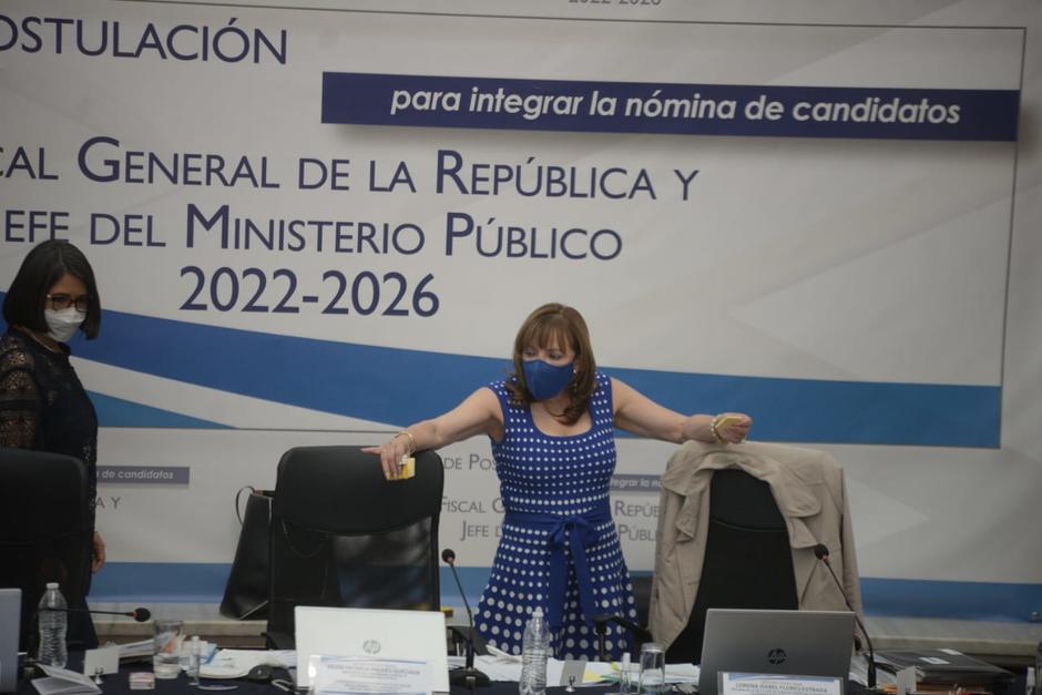Silvia Patricia Valdés informó que saldrá de viaje y ya no puede integrar la Comisión de Postulación. (Foto: Wilder López / Soy502 )&nbsp;