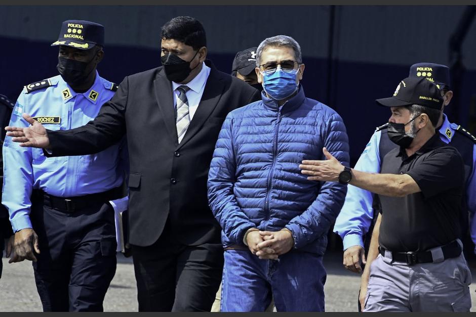 El presidente de Honduras fue extraditado el jueves. (Foto: AFP)&nbsp;