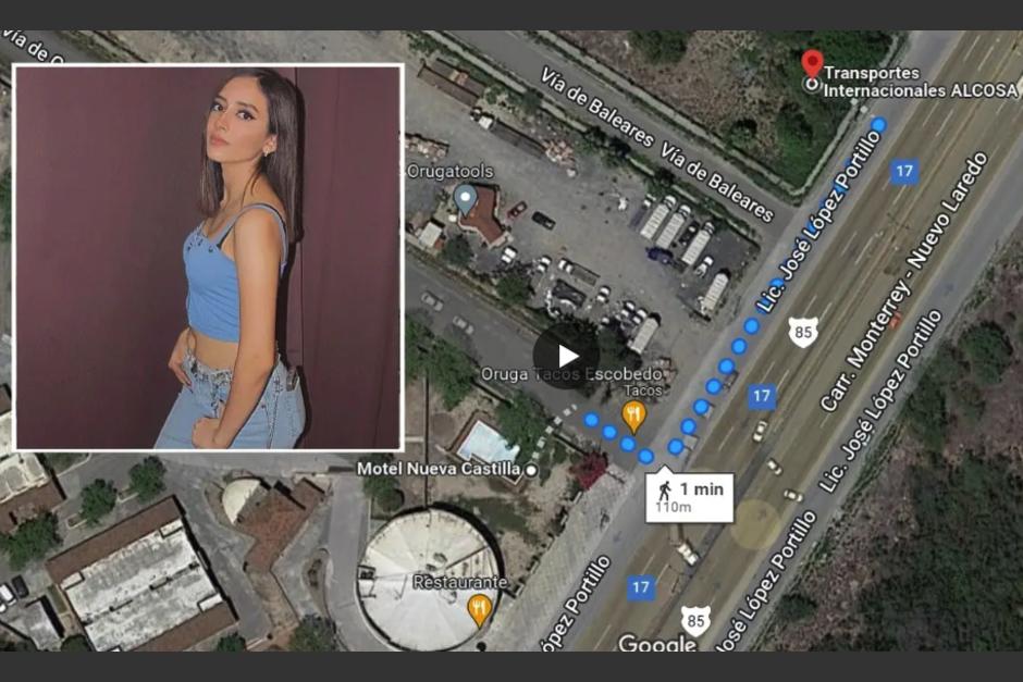 Debanhi Escobar estuvo desaparecida 13 días y su cuerpo fue encontrado en el motel Nueva Castilla. (Foto: Google Maps)