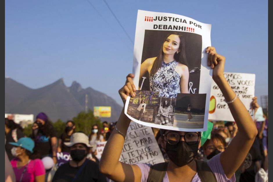 Cientos de mujeres y organizaciones de derechos humanos exigieron justicia tras la muerte de Debanhi Escobar. (Foto: AFP)