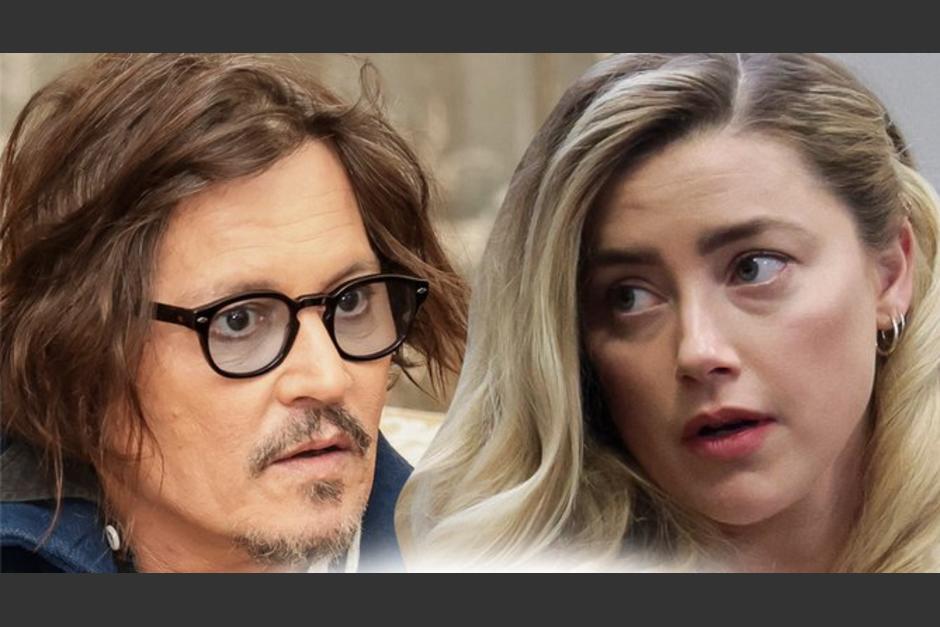 Johnny Depp y Amber Heard contin&uacute;an el juicio este lunes. (Foto: Twitter)