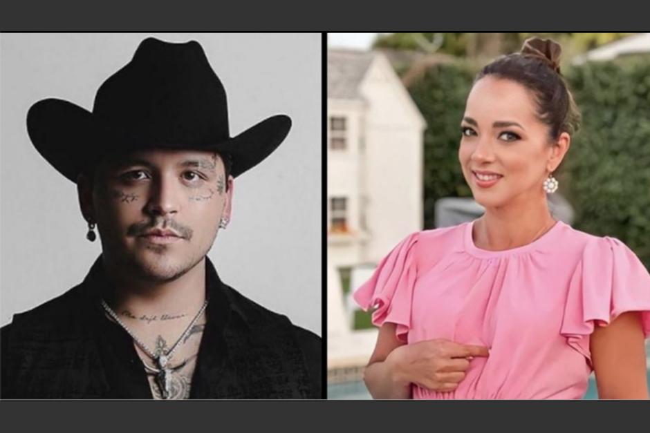 Christian Nodal y Adamari L&oacute;pez fueron vistos juntos en la alfombra roja. (Foto: Twitter)