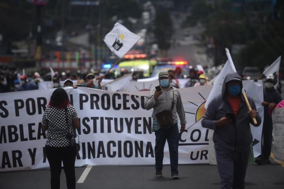 Las protestas iniciaron este lunes 25 de abril en diferentes carreteras de Guatemala. (Foto: Soy502)