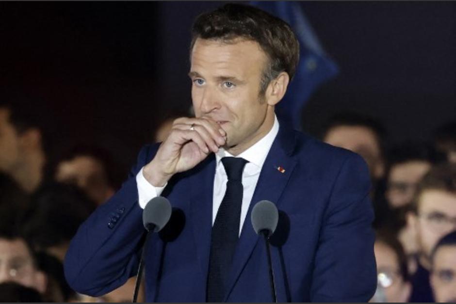 Emmanuel Macron fue electo presidente de Francia por segunda vez. (Foto: AFP)