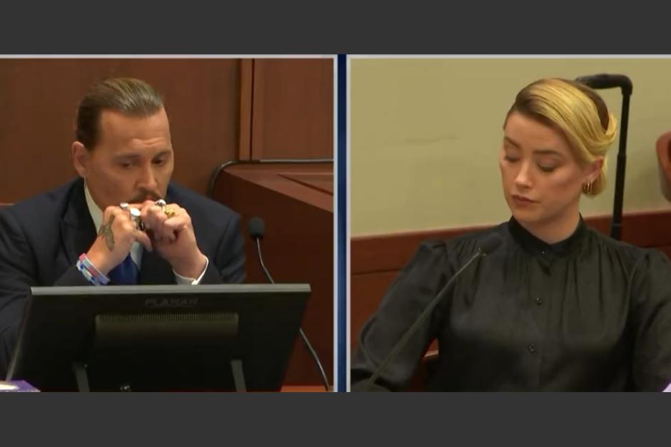 Los miembros del jurado escuchan grabaciones de las peleas entre Johnny Depp y Amber Heard. (Foto: Captura )