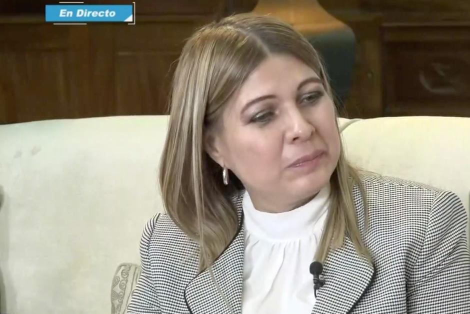 Darleene Monge fue la segunda candidata en ser entrevistada. (Foto: captura de video)&nbsp;