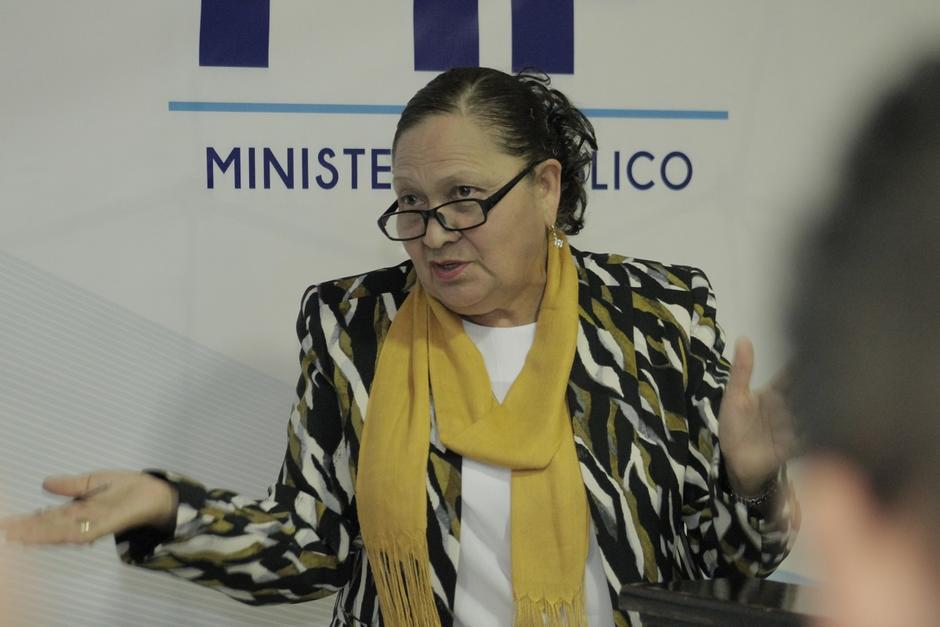 La Fiscal General Consuelo Porras acudió a Palacio para buscar su reelección como jefa del MP. (Foto: Archivo/Soy502)