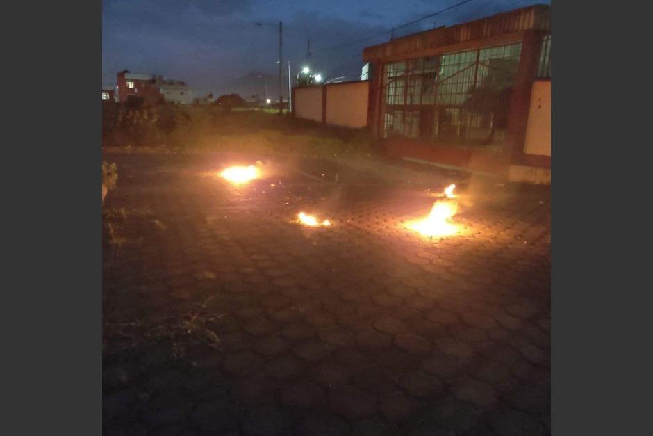 Un atentado en la entrada del Cunoc se produjo en la noche del viernes 5 de agosto. (Foto: Redes Sociales)