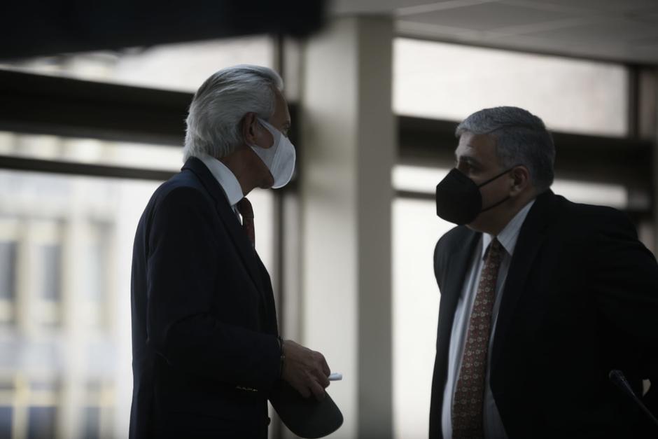 La audiencia de Primera Declaración contra José Rubén Zamora, se lleva a cabo este lunes 8 de agosto. (Foto: Wilder López/Soy502)