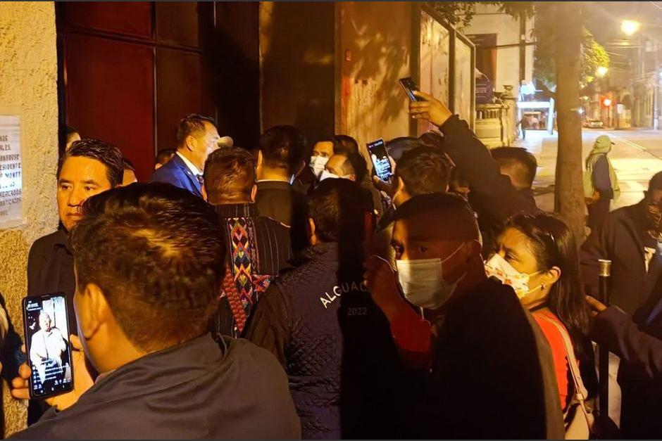 Autoridades indígenas de 48 Cantones acudieron al Congreso para rechazar la iniciativa de ley 6076. (Foto: Twitter)