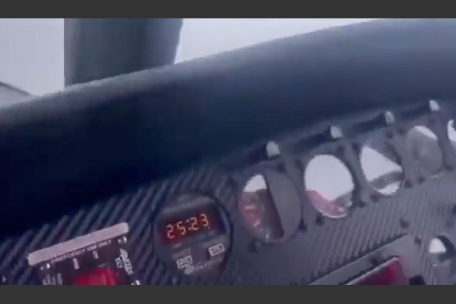 Sale a la luz un video grabado por un tripulante de un helicóptero que se estrelló en Panamá. (Foto: Captura de pantalla)