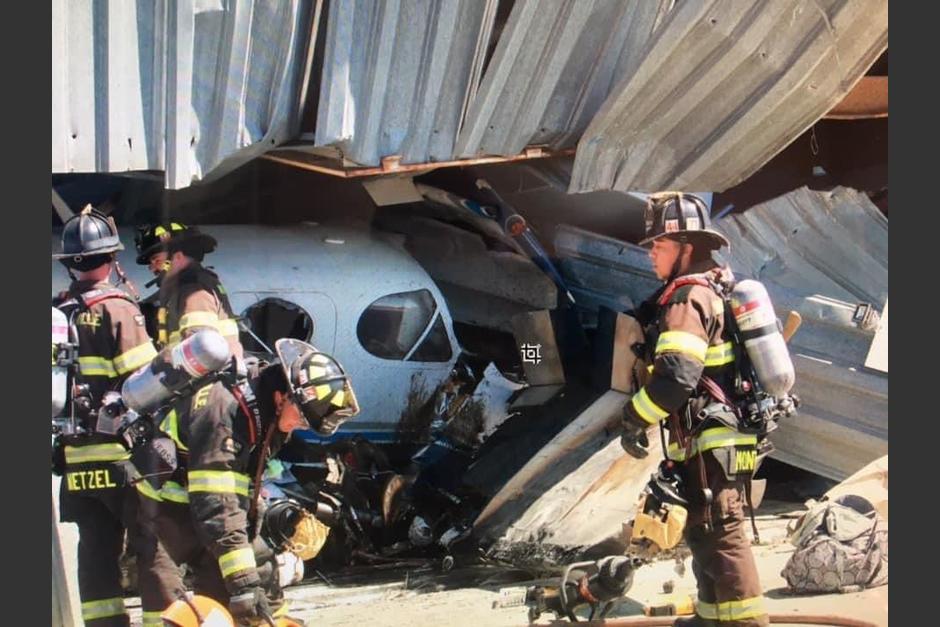 Las avionetas privadas se estrellaron cuando se preparaban para aterrizar en un aeropuerto de California, Estados Unidos. (Foto: BBM Noticias)&nbsp;