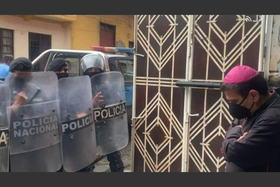 El obispo Rolando &Aacute;lvarez fue detenido por la Polic&iacute;a del regimen de Daniel Ortega. (Foto: Zenit News)