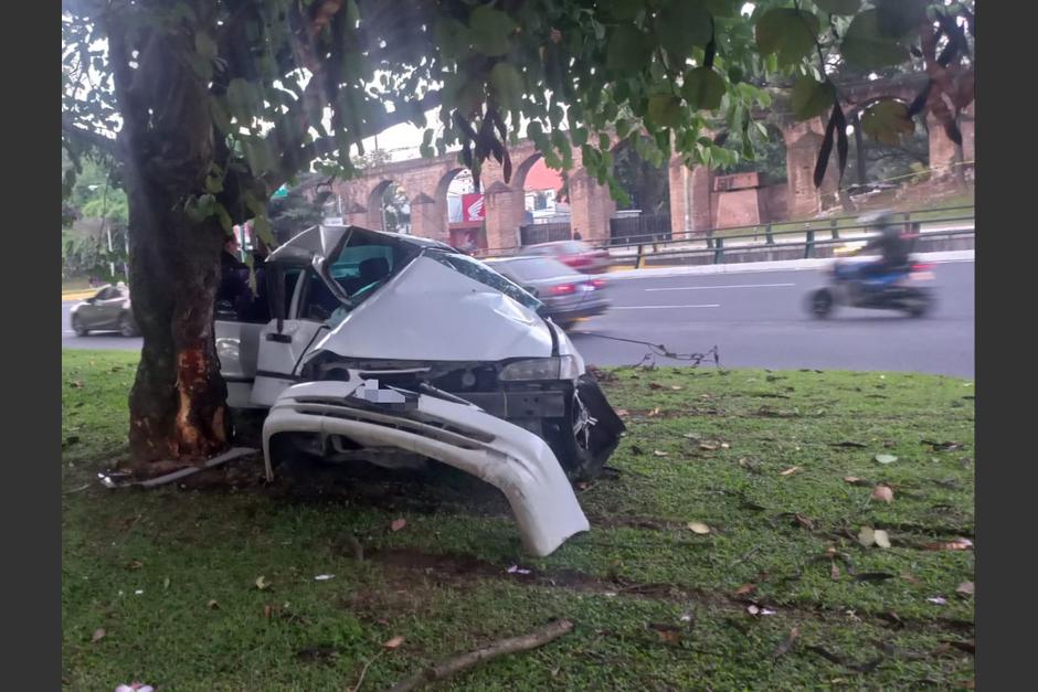 La Policía Municipal de Tránsito informó sobre el accidente. (Foto: cortesía/Soy502)&nbsp;