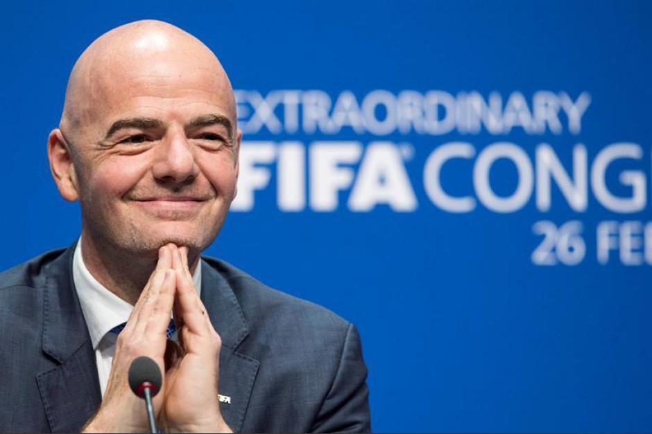 El presidente de la FIFA,&nbsp;Gianni Infantino visitar&aacute; Guatemala. (Foto: Archivo)