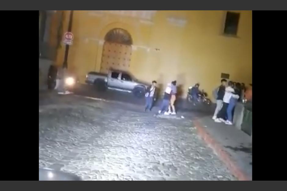 El incidente ha vuelto a generar repudio por la falta de seguridad en estas calles. (Captura Video)
