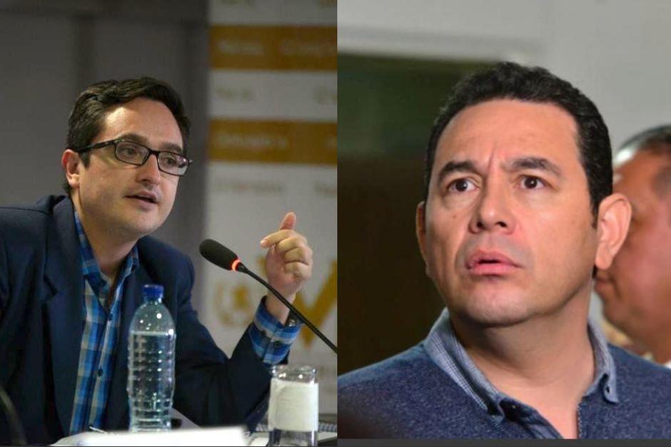 El exjefe de FECI, Juan Francisco Sandoval, respondió a las burlas de Jimmy Morales. (Foto: Soy502)