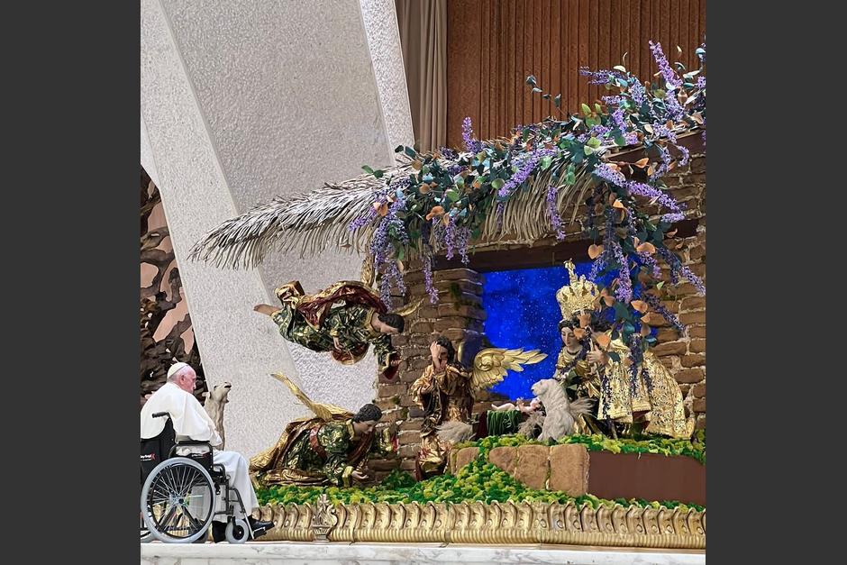 El nacimiento cont&oacute; con la bendici&oacute;n del Papa Francisco. (Foto: Eventos Cat&oacute;lico)