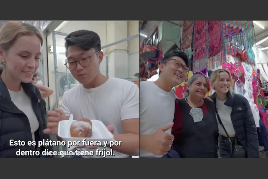 El influencer visit&oacute; el mercado central de Guatemala. (Foto: captura de pantalla)